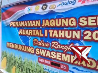 Giat penanaman jagung serentak tahu. 2026 - PoliceTube