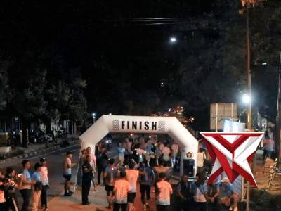 Night Fun Run 5K&nbsp;dalam rangka Resepsi Hari Pers Nasional - PoliceTube