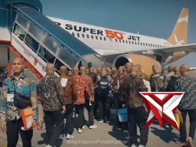 Proses Penyerahan & Penghadapan Casis yang Lulus Terpilih T.A 2024 Polda Kalbar ke Pusdik