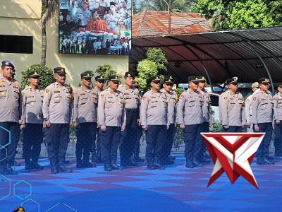 Waka Polres Subang Pimpin Apel Pagi