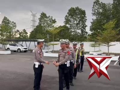 Personil sat lantas polres musi rawas melaksanakan Kegiatan Halal Bihalal pasca Idulfitri 1447 H