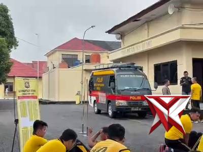 ???? Personel Polres Musi Rawas Ikuti Tes Kesamaptaan Jasmani Berkala - PoliceTube