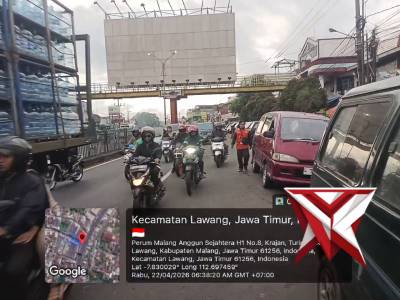 Kegiatan Rutin Pengaturan Lalu Lintas di Pagi hari di Daerah Hukum Polsek Lawang Kec. Lawang