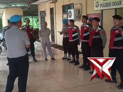 Pengecekan personil oleh sipropam polres ogan ilir