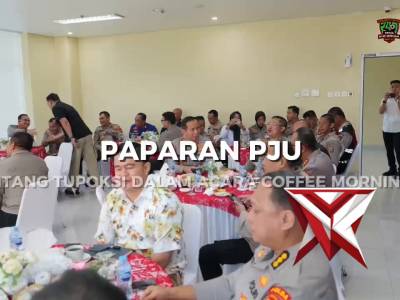 KAPOLDA SUMSEL PIMPIN ACARA COFFE MORNING BERSAMA SELURUH PEJABAT UTAMA POLDA SUMSEL - PoliceTube