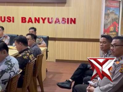 Rapat dengan Polda Sumsel ..??