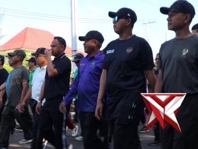 OLAHRAGA BERSAMA KAPOLRES MUSI RAWAS