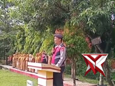 Unit samapta polsek BTS Ulu goes to school