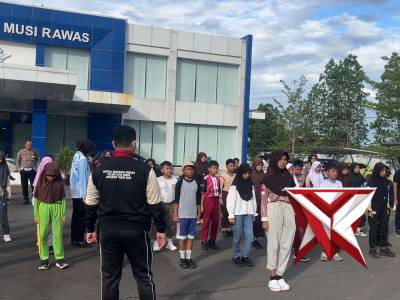 PER SATLANTAS POLRES MURA MELAKSANAKAN LATIHAN POCIL DI SATPAS MURA