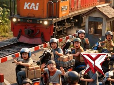Patuhi Perlintasan Kereta Api