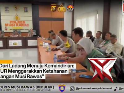 ??Musi Rawas, 21 April 2026. Kegiatan sosialisasi Kredit Usaha Rakyat (KUR) kepada kelompok tani d