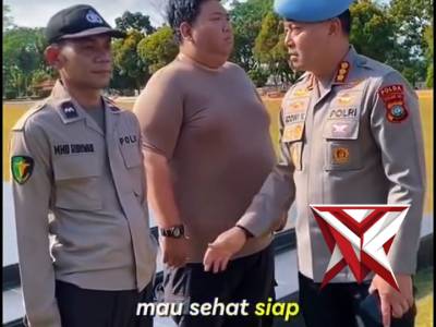 @ok.momen polisi gendut di tegur atasan