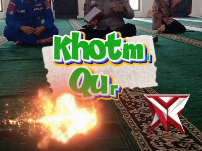 Personel Itwasda Mengikuti Kegiatan Khotmil Qur'an di Masjid As Sa'adah