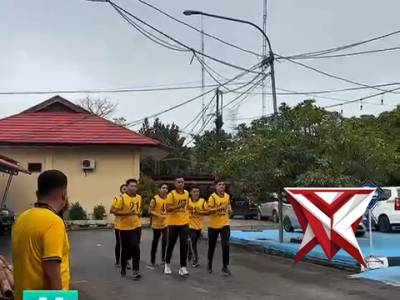 Polsek Muara beliti melaksanakan giat bakti sosial