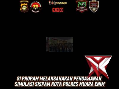 Andres. Pengawasan Sipropam Polres Muara Enim - PoliceTube