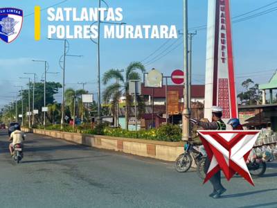 Gatur lalin sat lantas polres muratara
