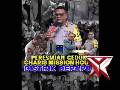 Menghadiri peresmian Gedung Charis Mission House (CMH) Gereja Isa Al&ndash;Masih Pegangsaan