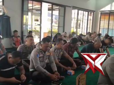 Polres Ogan Komering Ilir (OKI) melaksanakan kegiatan pembinaan rohani dan mental (Binrohtal)