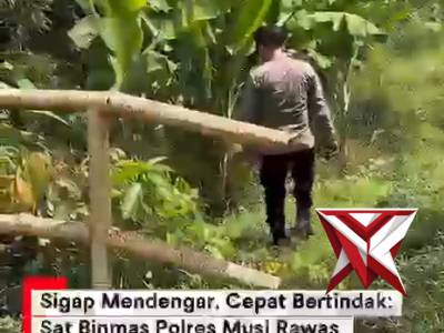 Kapolda Sumsel IJP DR. Sandi Nugroho-Kapolres Musi Rawas-Sat Binmas Sambang - PoliceTube