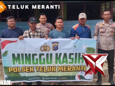 Minggu Kasih Polsek Teluk Meranti - PoliceTube