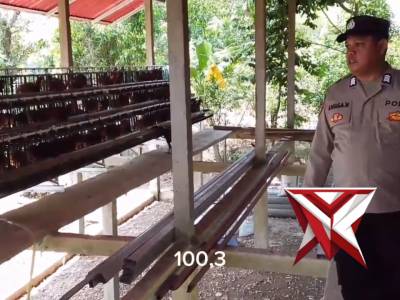 Ketahanan pangan Polsek Pampangan polres OKI