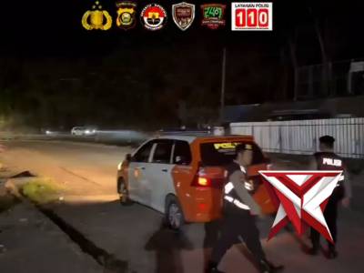 Giat Patroli Polres Muara Enim di wilayah hukum. - PoliceTube
