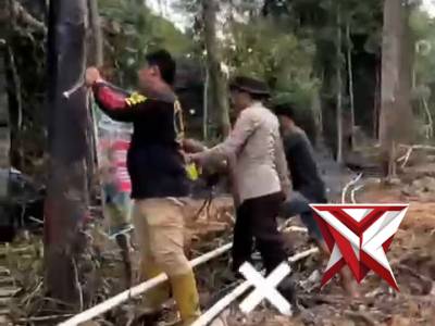 Himbaun Stop Illegal Driling diWilkum Polsek tungkal Jaya LT1