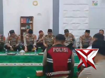 Pembacaan surat Yasin di polres Musi Rawas