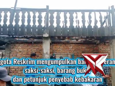 Respon cepat Polsek Mesuji Raya 
Kebakaran rumah di desa embacang