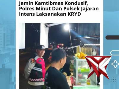 Jamin Kamtibmas Kondusif, Polres Minut Dan Polsek Jajaran Intens Laksanakan KRYD - PoliceTube