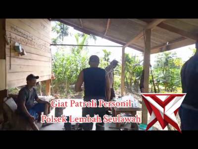 Patroli Rutin Polsek Lembah Seulawah