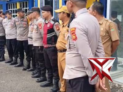 Polsek Muara beliti pelayanan kegiatan Unras