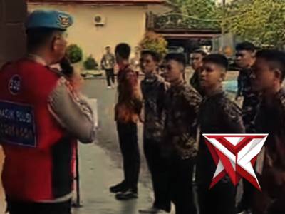 Arahan dr Kasi Propam Polres Mura, untuk peserta yg mendaftar jadi anggota Polri