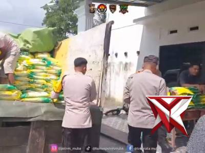 Pangan murah Polsek plakat tinggi polres Muba andalan - PoliceTube