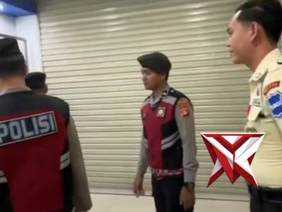 Patroli dan himbauan sat samapta kepada para pemilih toko dan mini market