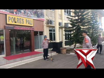 KEGIATAN APEL SORE PERSONIL POLRES PALI - PoliceTube