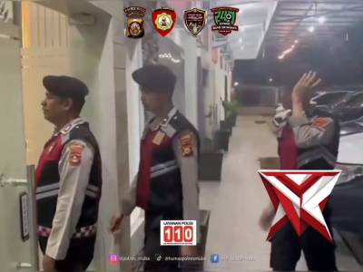 PATROLI SAT SAMAPTA POLRES MUBA PASTIKAN KEAMANAN PERHOTELAN ( SM13 )