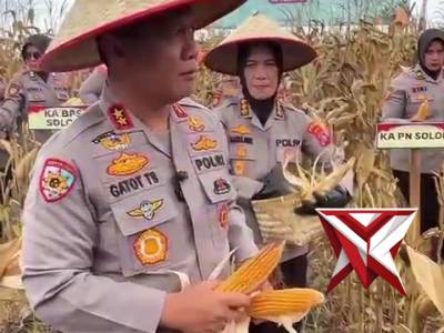 Penen Raya Kuartal III Polda Sumbar