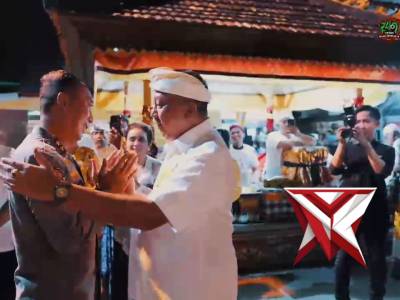 Kapolda Sumatera Selatan Irjen Pol. Dr. Sandi Nugroho menghadiri perayaan Dharma Santi Hari Suci Nye