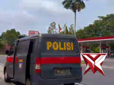 Sat Binmas Polres OKI melaksanakan kegiatan preemtif sambang kepada masyarakat dan pemudik di wilaya