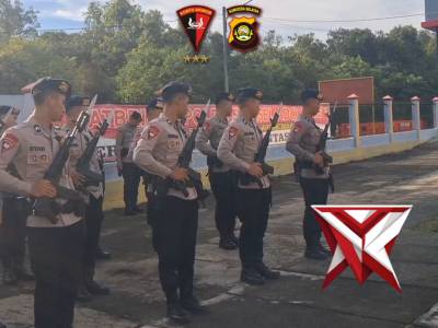 Personel Kompi 2 Batalyon C Pelopor Satbrimob Polda Sumsel Melaksanakan Giat Latihan PBB Bersenjata - PoliceTube