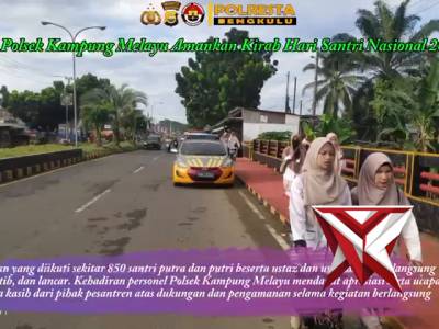 PENGAMANAN KIRAB HARI SANTRI NASIONAL