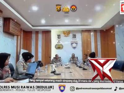 Bhabinkamtibmas Polres Musi Rawas Ikuti Anev Korbinmas, Perkuat Kinerja Presisi