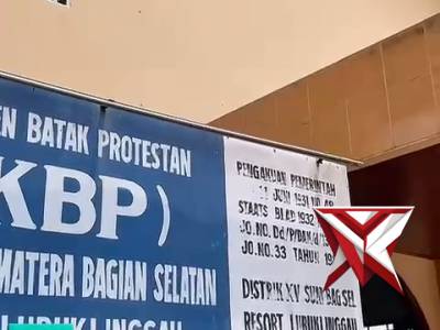 ?Pastikan Keamanan Ibadah, Kapolres Musi Rawas Pantau Langsung Giat  Ibadah di Gereja