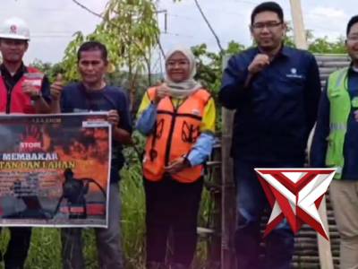 Sinergi Bhabinkamtibmas Lawang Kidul: Edukasi Karhutla dan Kamtibmas di Desa Keban Agung  Dalam rang