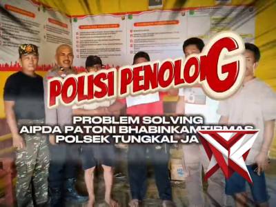 Giat bhabinkamtibmas Polsek tungkal jaya