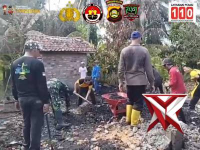 Kegiatan Program BELIDA - POLDA SUMSEL ( Bersih Lingkungan dan ASRI ) Dalam Rangka Mendukung Program