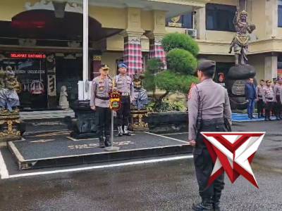 Jaga Harmoni Nyepi, Ratusan Personel Polres Badung Siap Amankan Pawai Ogoh-Ogoh