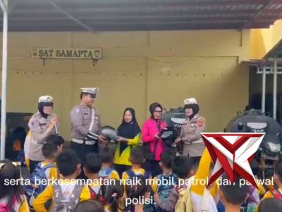 Kunjungan Edukatif TK Keumala Bhayangkari di Polres OKI - PoliceTube