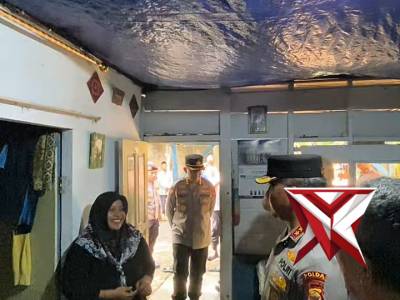 Ground Breaking Peletakan Batu Pertama Bedah Rumah ke 72 Polda Bengkulu